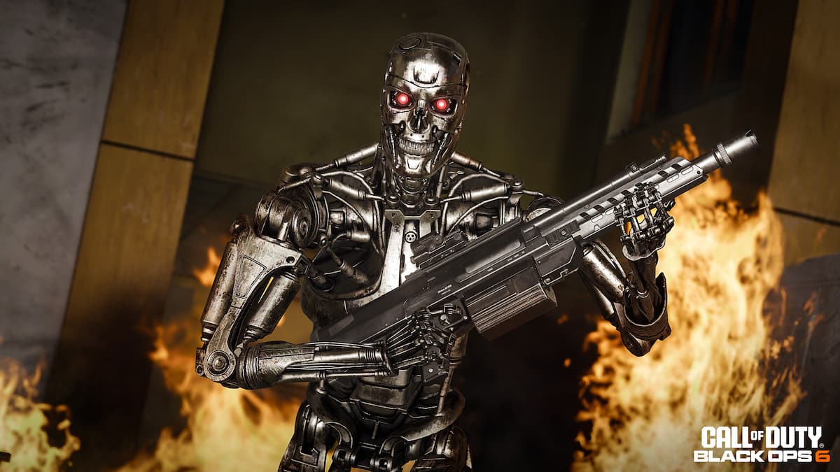 Terminator metal robot enemy in BO6 multiplayer