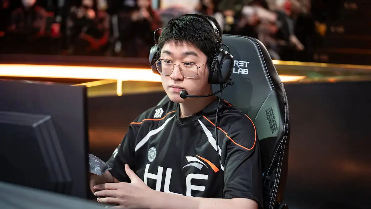 Picture showing HLE Zeus in LCK Cup 2025.